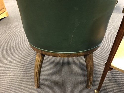 Lot 116 - A pair of Art Deco club armchairs in the manner of Émile-Jacques Ruhlmann