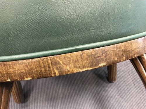 Lot 116 - A pair of Art Deco club armchairs in the manner of Émile-Jacques Ruhlmann