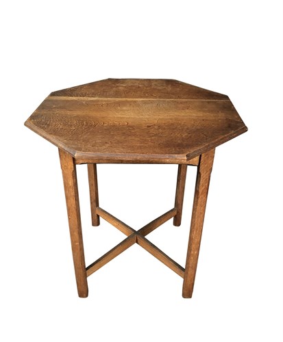 Lot 97 - A Cotswold School oak occasional table