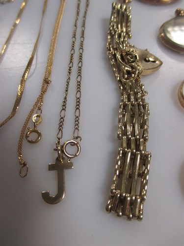 Lot 179 - A collection of 9ct jewellery including...