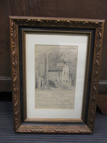 Lot 276 - J Martin (19th-20th Century), A pencil sketch...