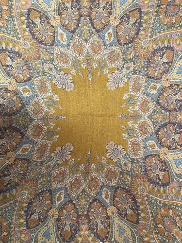 Lot 187 - A large Indian woven shawl