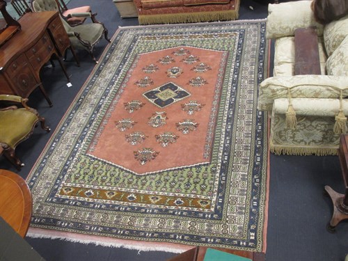 Lot 460 - A Persian rug, 388 x 258cm