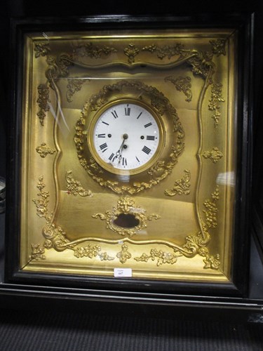 Lot 447 - A 19th century Continental rectangular gilt...