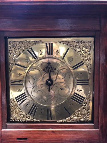 Lot 397 - An early 18th century long case clock by...