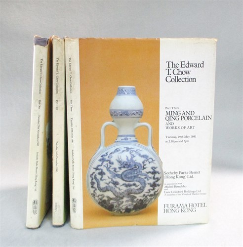 Lot 205 - The Edward T. Chow Collection 3 volume catalogue, Sotheby Parke Bernet 1980-1981.