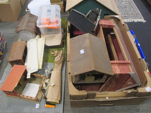 Lot 40 - Britains; Farm buildings constructed and in...