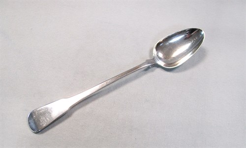 Lot 38 - A George III silver basting spoon