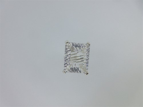 Lot 309 - A modern rock crystal statement ring
