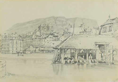 Lot 52 - Samuel Prout, OWS  (British, 1783-1852)