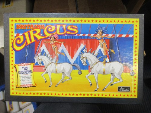 Lot 52 - Britains Circus Diorama set, street parade set,...