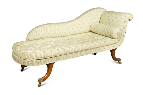 Lot 350 - A Regency chaise Longue