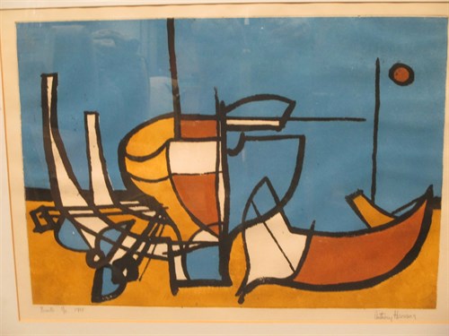 Lot 304 - Anthony Harrison (British, b. 1931) 'Boats...