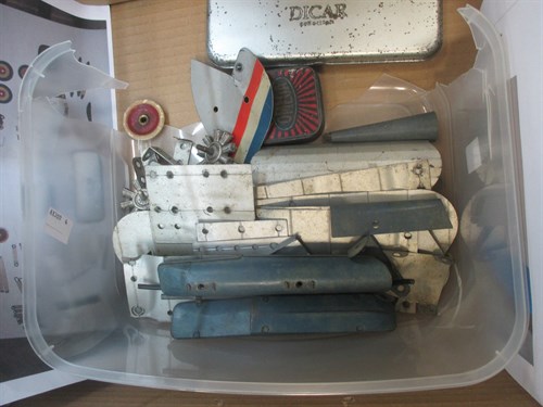 Lot 69 - Meccano parts for a pre-war Biplane / Seaplane...