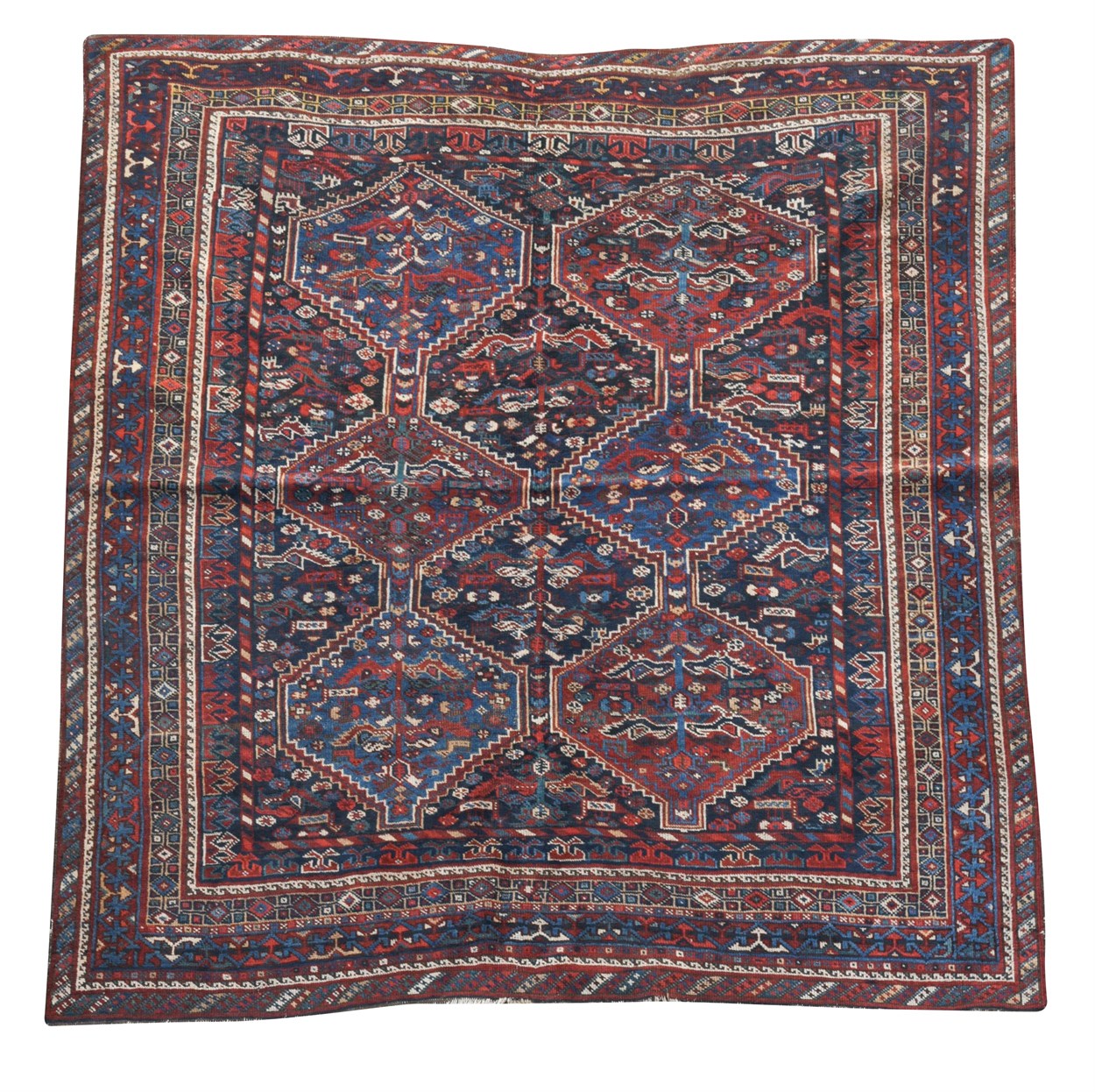 Lot 433 - A Qashqai rug