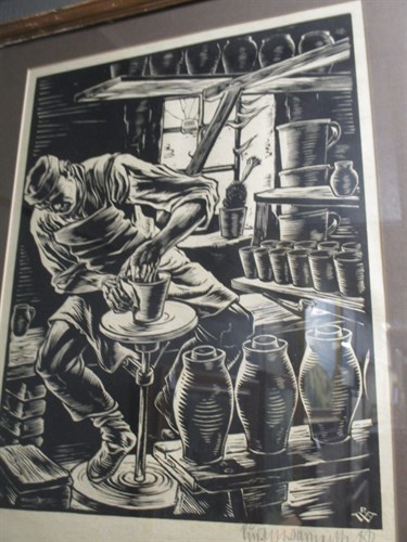 Lot 257 - German School (20th century) 'The potter',...