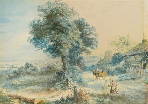Lot 74 - Imitator of Myles Birket Foster, RWS (British, 1825-1899)