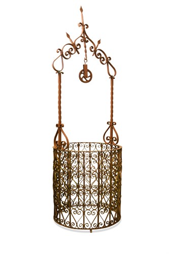 Lot 424 - An ironwork Wellhead