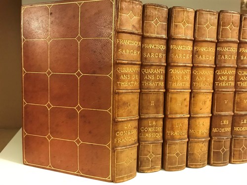 Lot 187 - Bindings. SARCEY (Francisque) Quarante Ans de...