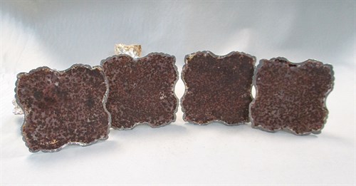 Lot 99 - A set of four Edward VII silver candlesticks