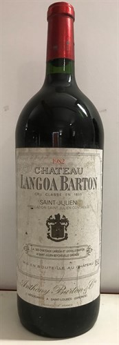 Lot 171 - Chateau Langoa Barton, St Julien 3eme Cru 1982,...