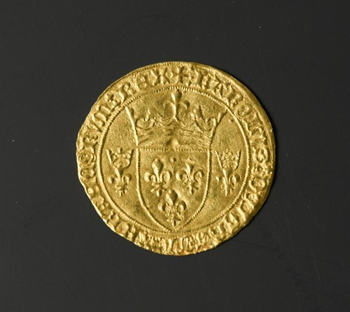 Lot 258 - France, Charles VII (1436-61) ecu d'or a la Couronne, good VF