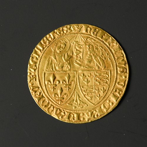 Lot 271 - Henry VI, King of England and France (1422-53) gold Salut d'Or