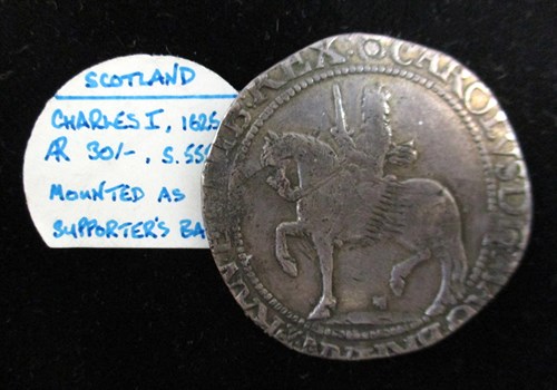 Lot 241 - Charles I half crown, portcullis, second horseman