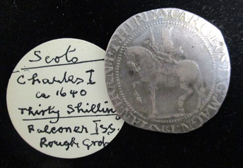 Lot 280 - Scottish Charles I silver thirty shillings, third coinage 1637-42