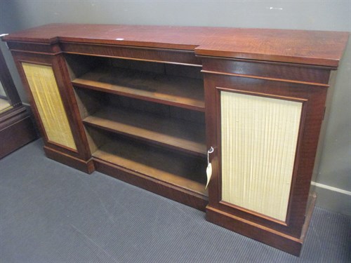 Lot 300 - A Victorian mahogany inverted breakfront...