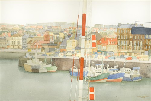 Lot 227 - John Napper (British, 1916-2001) 'Dieppe,...