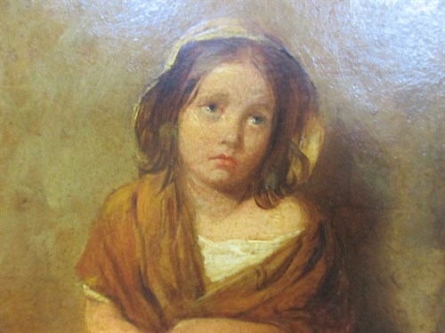 Lot 194 - William Hemsley (1819-1893) The orphan, signed...