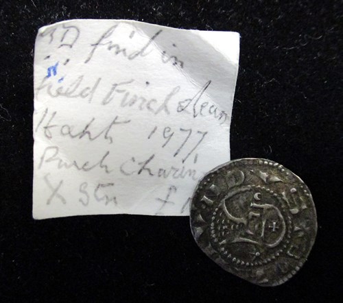 Lot 243 - Bohemia Wenzel II Grosch 3.4g, rampant lion,...