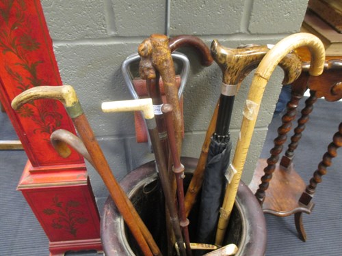 Lot 145 - A quantity of walking sticks