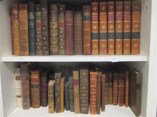 Lot 404 - Literature, leather bound. Gibbon's Roman...