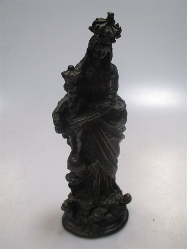 Lot 128 - S. Marchi, bronze Virgin & child
