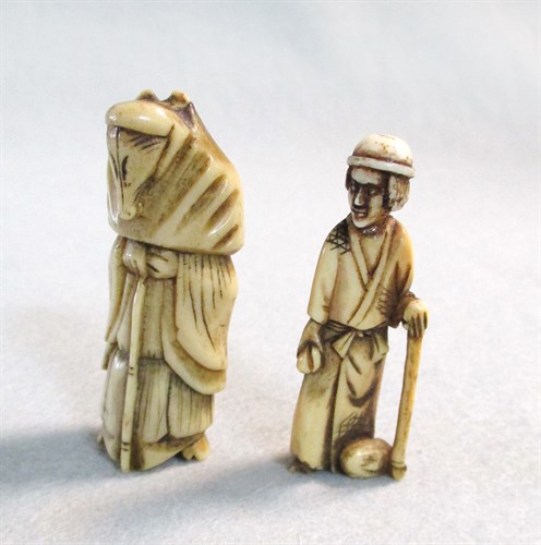 Lot 194 - Four netsuke, Meiji period