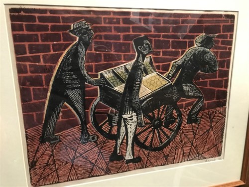 Lot 210 - Marek (20th century), Costermonger barrow,...