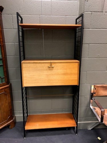 Lot 176 - Robert Heal for Staples & Co, a Ladderax teak modular shelving unit