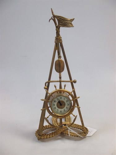 Lot 1 - A late 19th century French gilt metal...