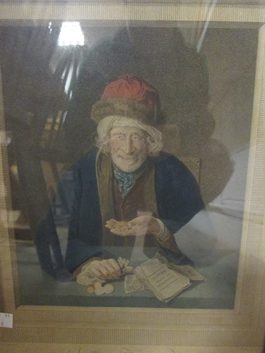 Lot 209 - Two engravings - The Miser after Elmer, and...