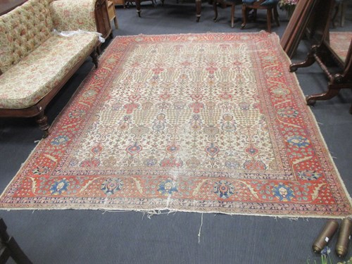 Lot 392 - A Tabriz carpet circa 1940, 352 x 258cm