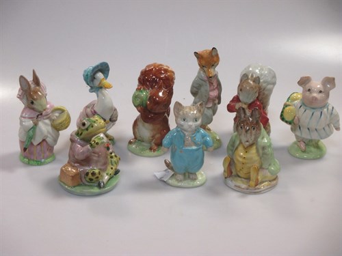 Lot 74 - A collection of Beswick Beatrix potter figures,...