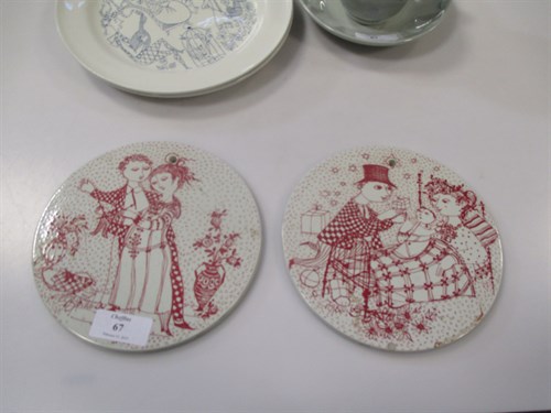 Lot 67 - Eric Ravilious 'travel pattern' teacup and...