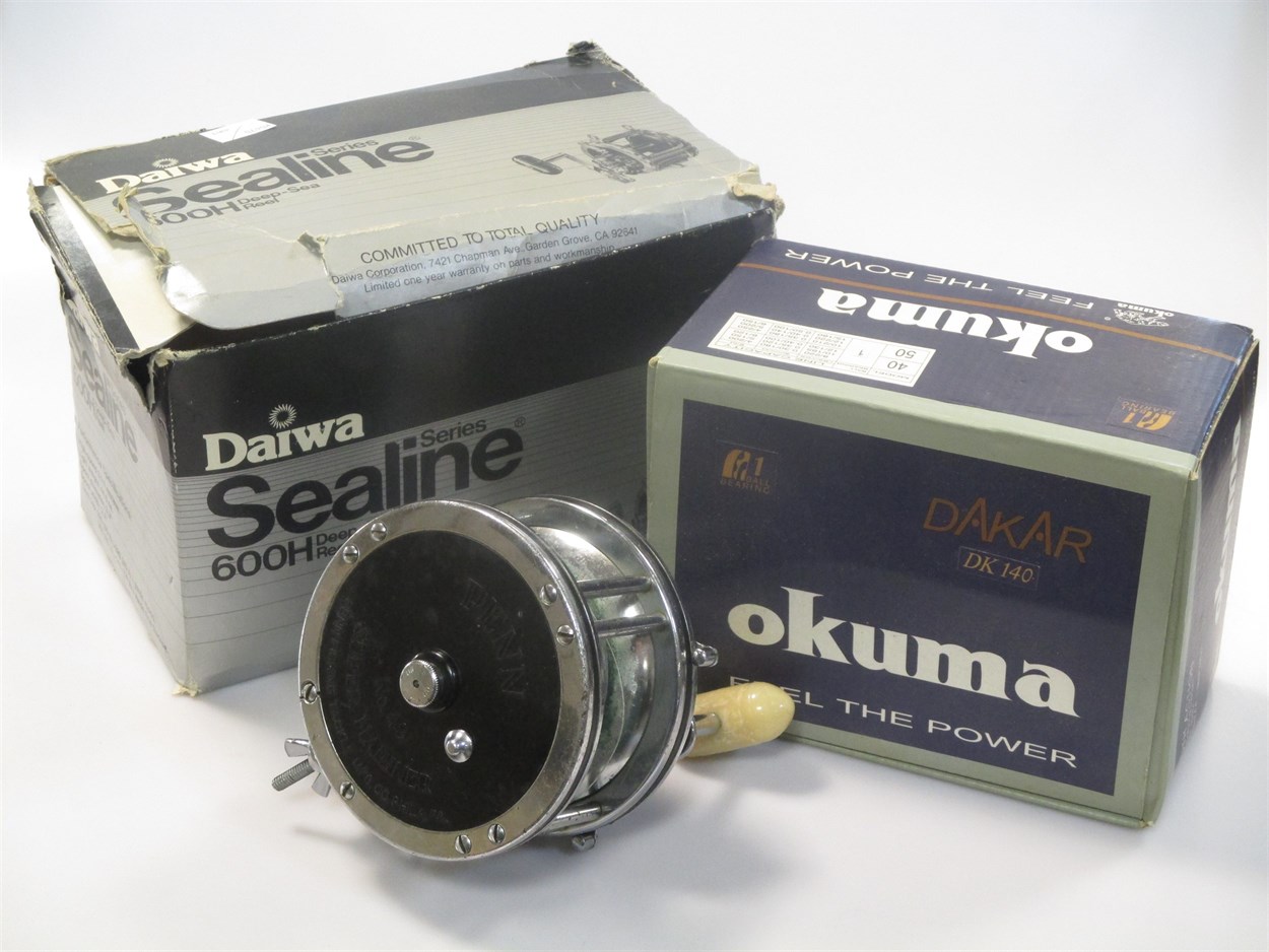 Lot 75 - A Daiwa Sealine 600H, deep sea reel, a Daiwa...