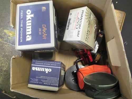 Lot 75 - A Daiwa Sealine 600H, deep sea reel, a Daiwa...