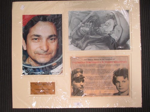 Lot 138 - A facsimile photograph the first lady in space...