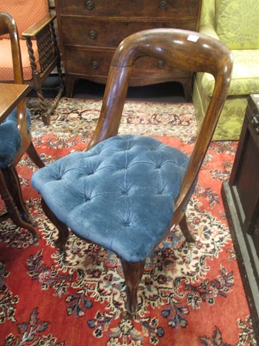 Lot 286 - A set of six early 19th century oak dining chairs