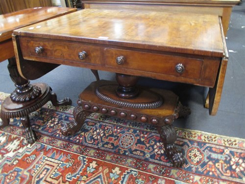 Lot 460 - A William IV mahogany sofa table 75 x 148 x...