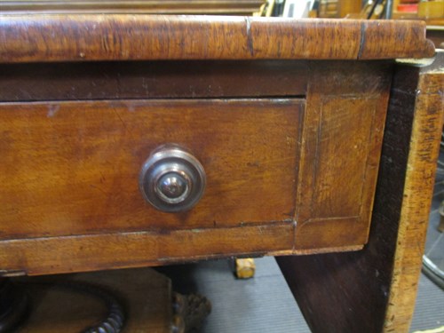 Lot 460 - A William IV mahogany sofa table 75 x 148 x...